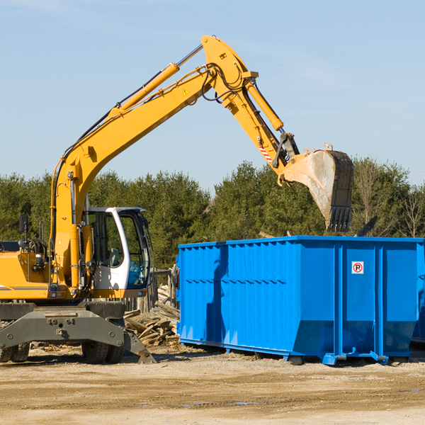 how many times can i have a residential dumpster rental emptied in Casscoe